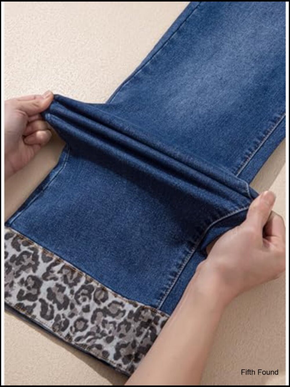 Wide Leg High Waisted Denim Pants with Pockets - Picture 6 of 6